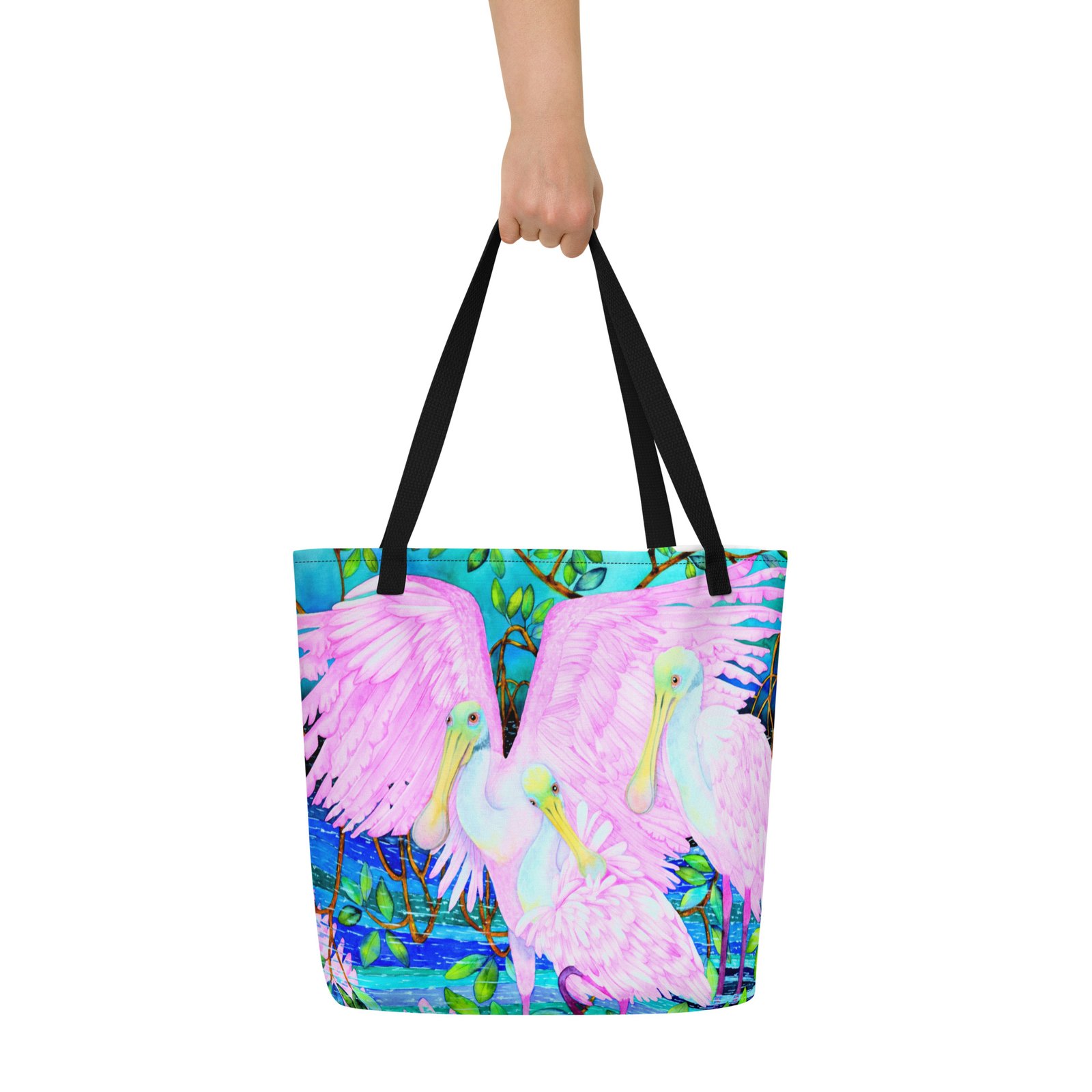 Little Darlings All Over Print Tote Bag Large - Image 3