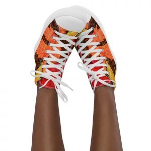 Falling for You Women’s High Top Canvas Shoes