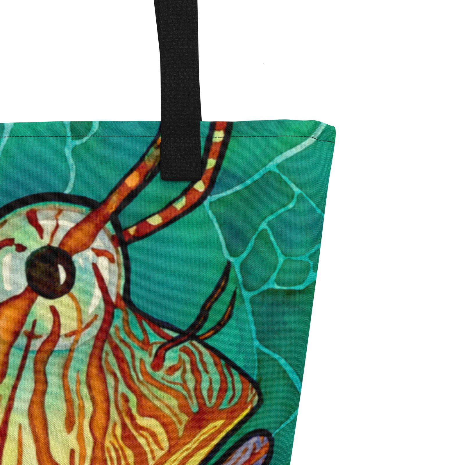 Beautiful Sting All-Over Print Large Tote Bag - Image 2