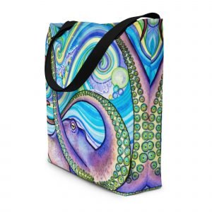 The Conductor All Over Print Tote Bag Large