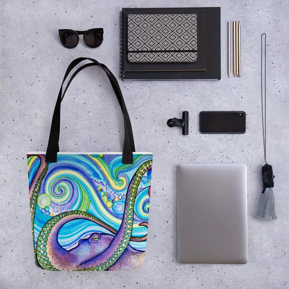 The Conductor All Over Print Tote Bag Small - Image 3