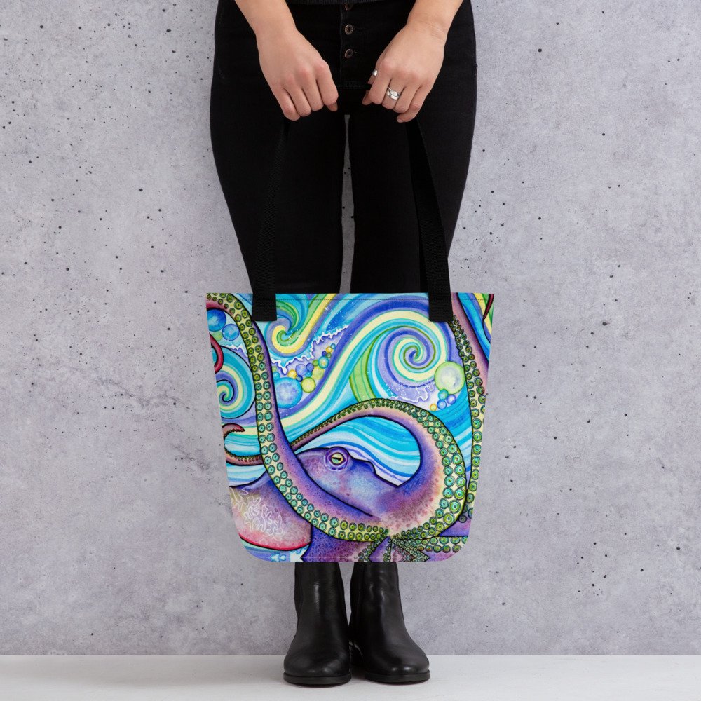 The Conductor All Over Print Tote Bag Small - Image 2