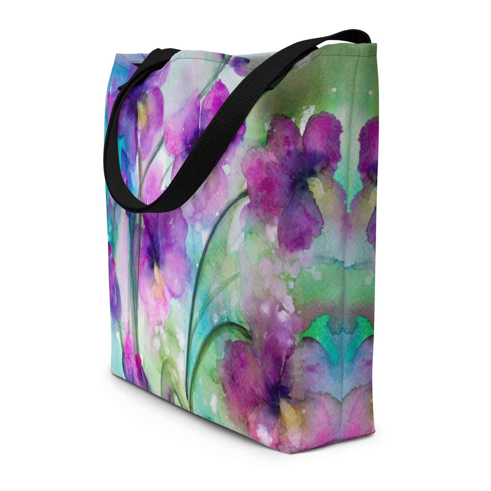 Orchid Fantasy All-Over Print Tote Bag Large
