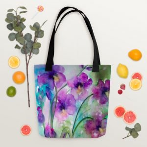 Orchid Fantasy All Over Print Tote Bag Small