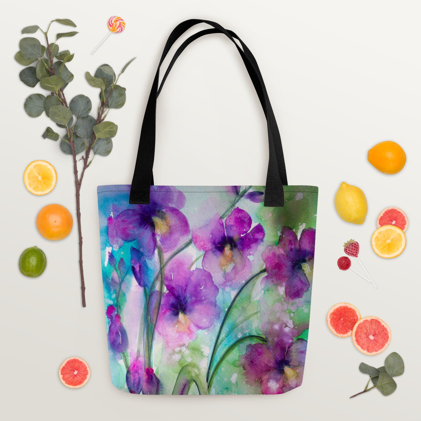 Orchid Fantasy All Over Print Tote Bag Small