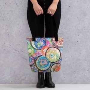 Kaleidoscope All Over Print Tote Bag Small