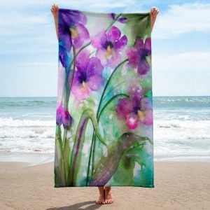 Orchid Fantasy Beach Towel