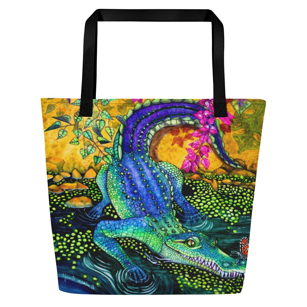 Nosey Neighbor All-Over Print Tote Bag Large - Image 7