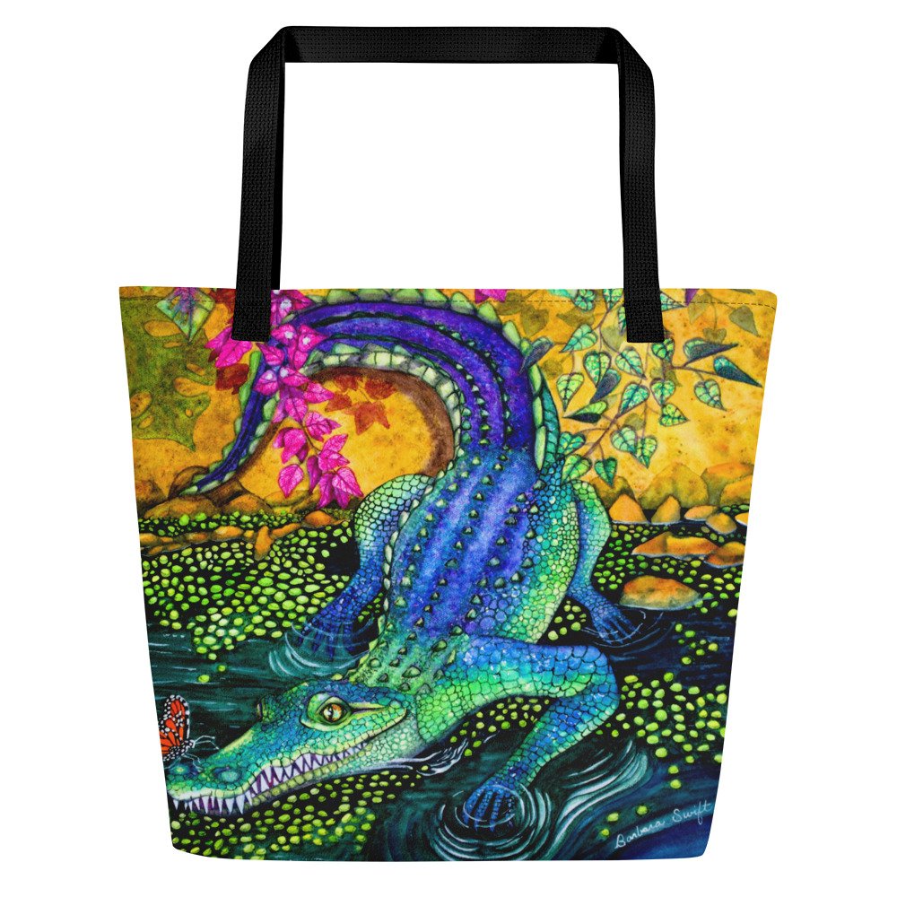 Nosey Neighbor All-Over Print Tote Bag Large - Image 8