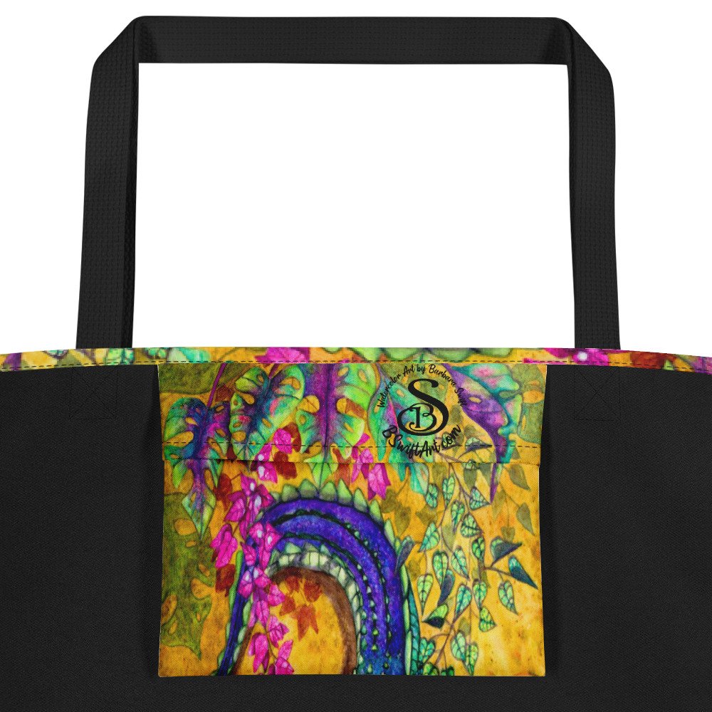 Nosey Neighbor All-Over Print Tote Bag Large - Image 9