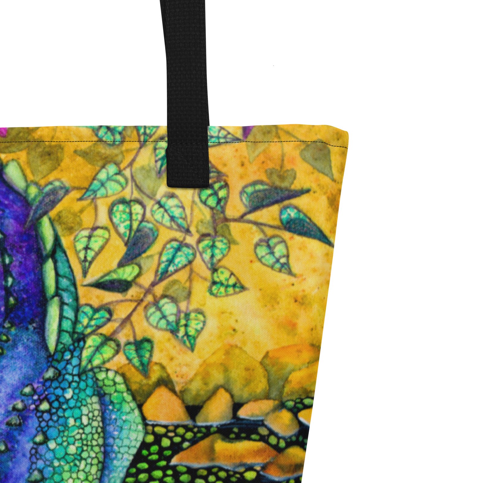 Nosey Neighbor All-Over Print Tote Bag Large - Image 2