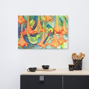 Three's A Crowd Gallery Wrap Canvas Print