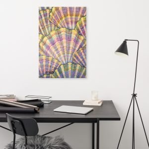 Crowded Beach Gallery Wrap Canvas Print