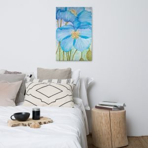 Himalayan Blue Gallery Wrap Canvas Print